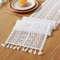 Crochet Lace Table Runner – Christmas Holiday Table Decor