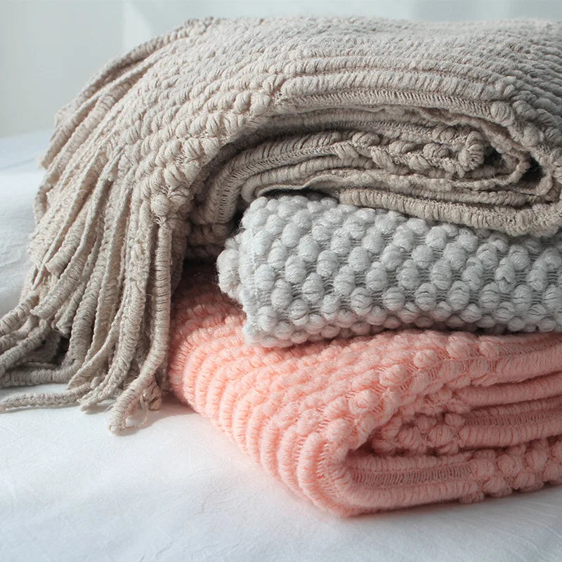 Farmhouse Tassel Throw