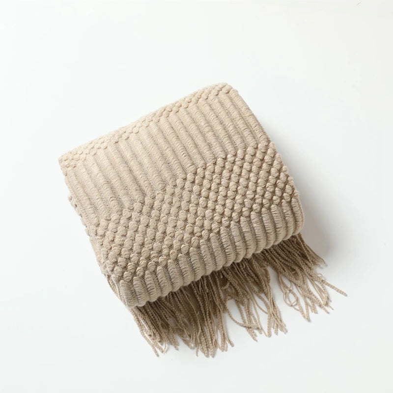 Farmhouse Tassel Throw