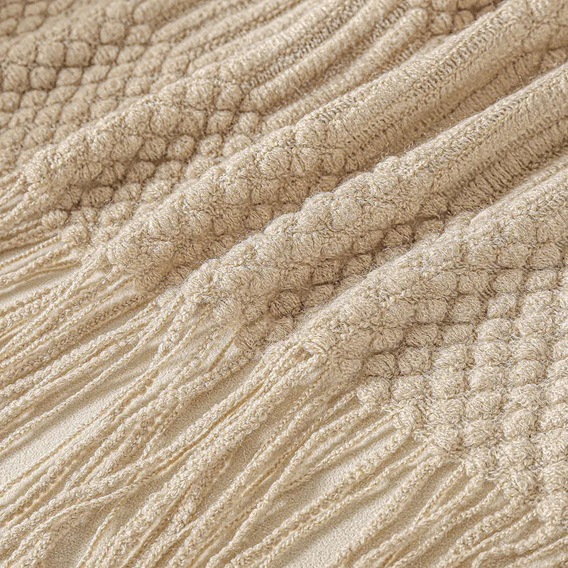 Farmhouse Tassel Throw