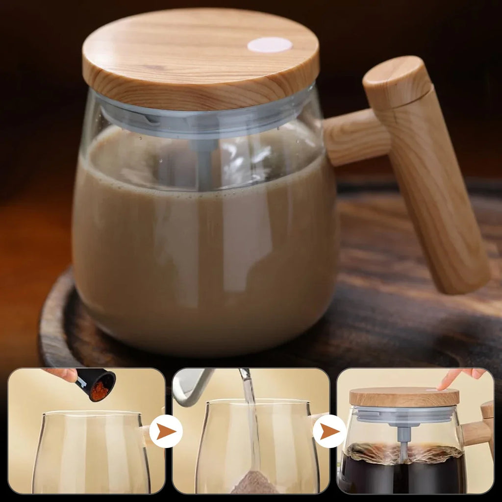 Self-Stirring Coffee Mug