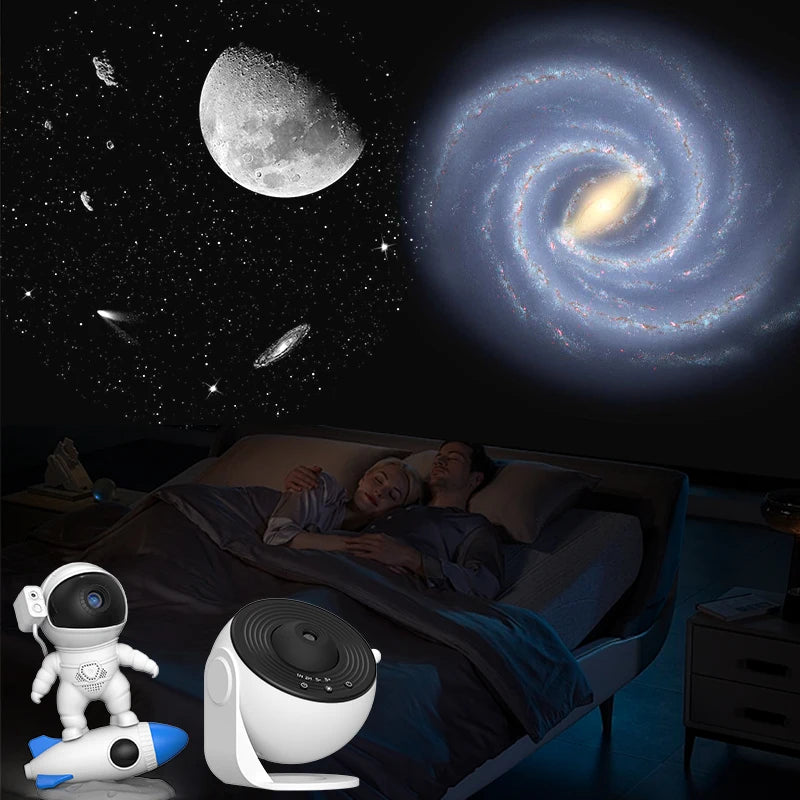 Galaxy Projector Replacement Discs – Ocean & Starry Sky Scene Set (6-Pack)